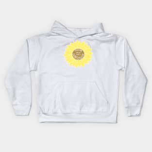 Shine Bright Like A Sunflower Kids Hoodie